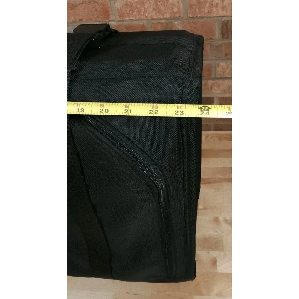 Tumi Alpha 4 Wheeled Rolling Collapsible 17X23 Luggage Bag Black Ballistic Nylon